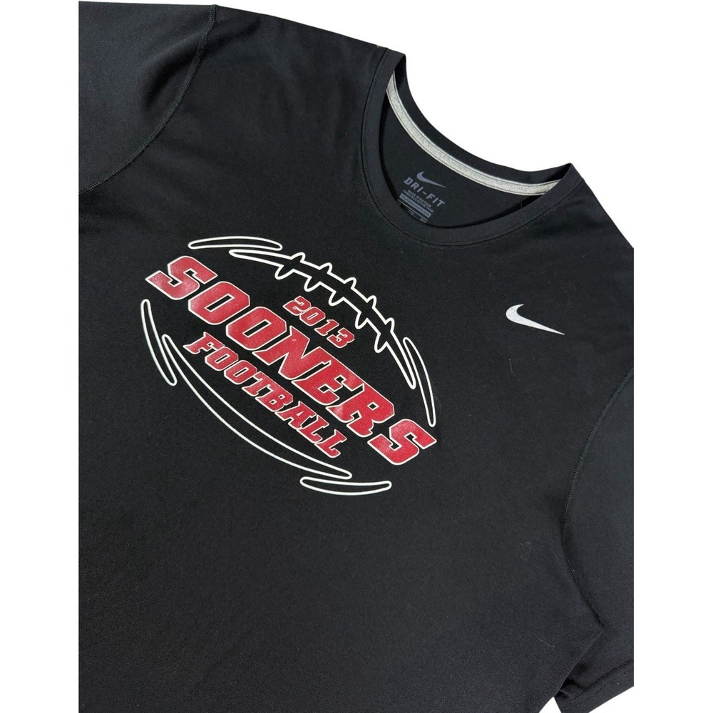 Nike Oklahoma Sooners‎ 2013 Football Dri-FIT T-Shirt Men's XXL Black NCAA
